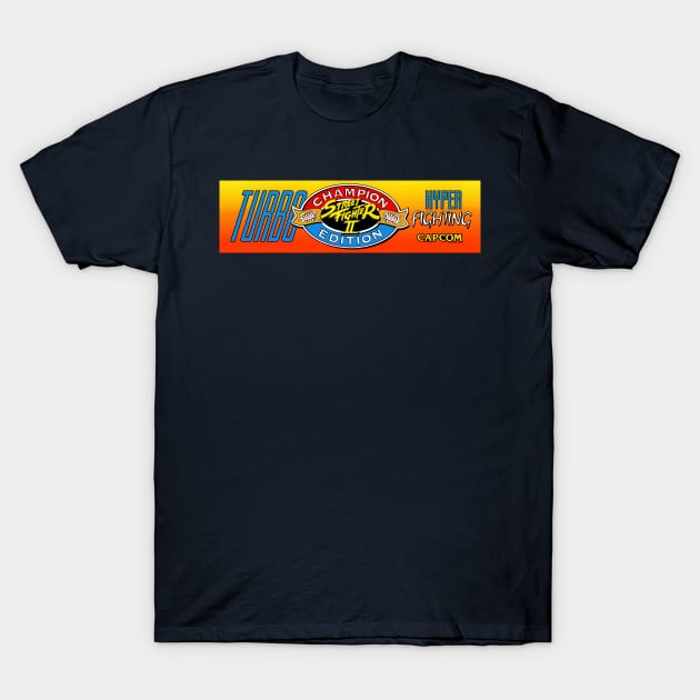 Street Fighter Arcade Marquee T-Shirt by tsengaus